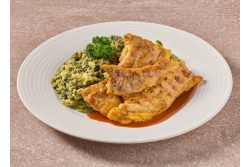 Andijviestamppot met speklapje in jus