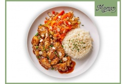 Mama's Chicken teriyaki met rijst en groentenmix