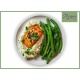 Mama's Zalmfilet met aardappelpuree, sperziebonen en knoflookboter